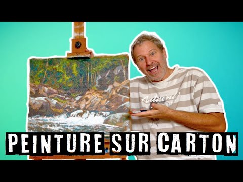 Peindre sur carton ? Est-il possible de peindre sur carton ?