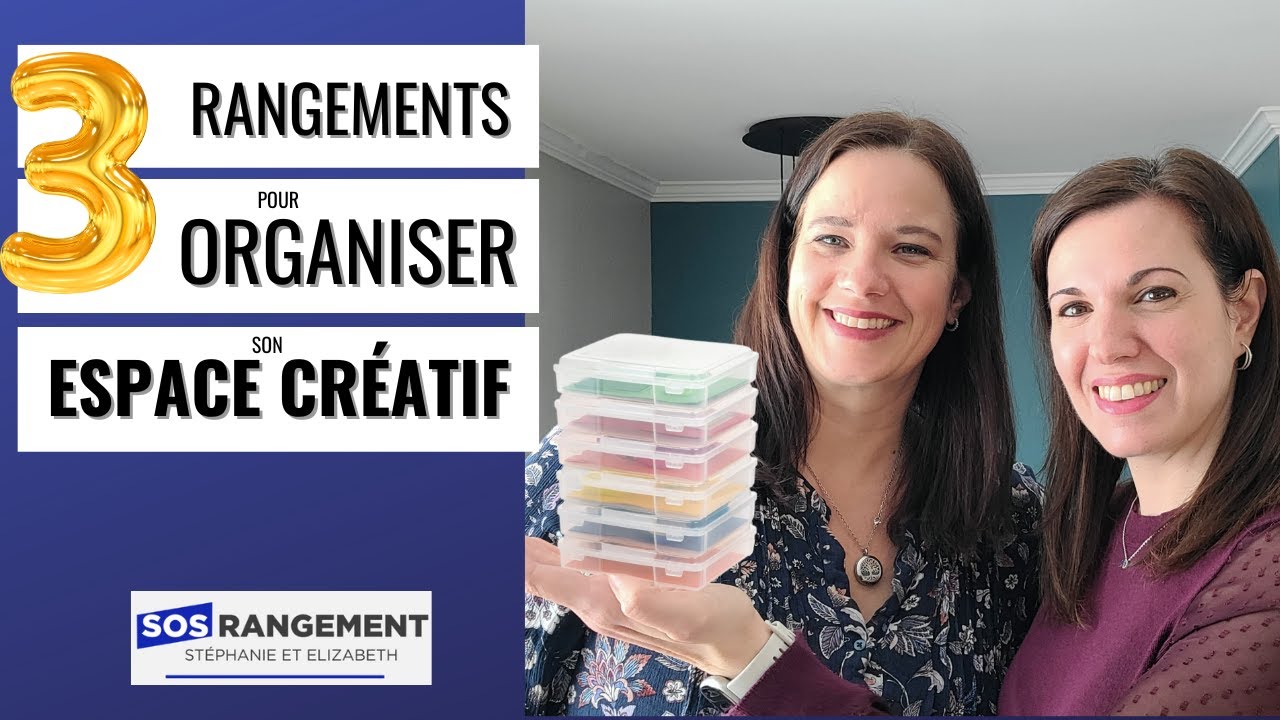 3 rangements pour organiser craft room/ l'espace créatif