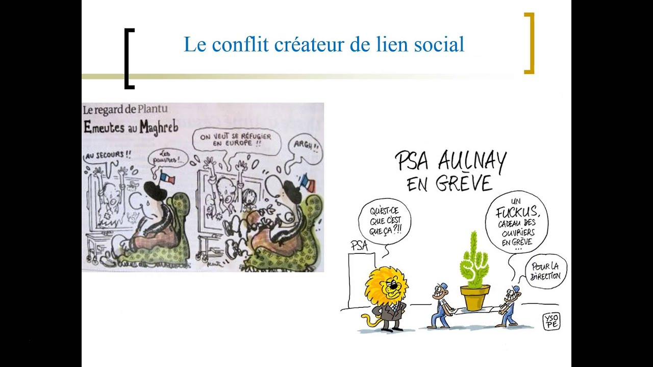 le conflit créateur de lien social
