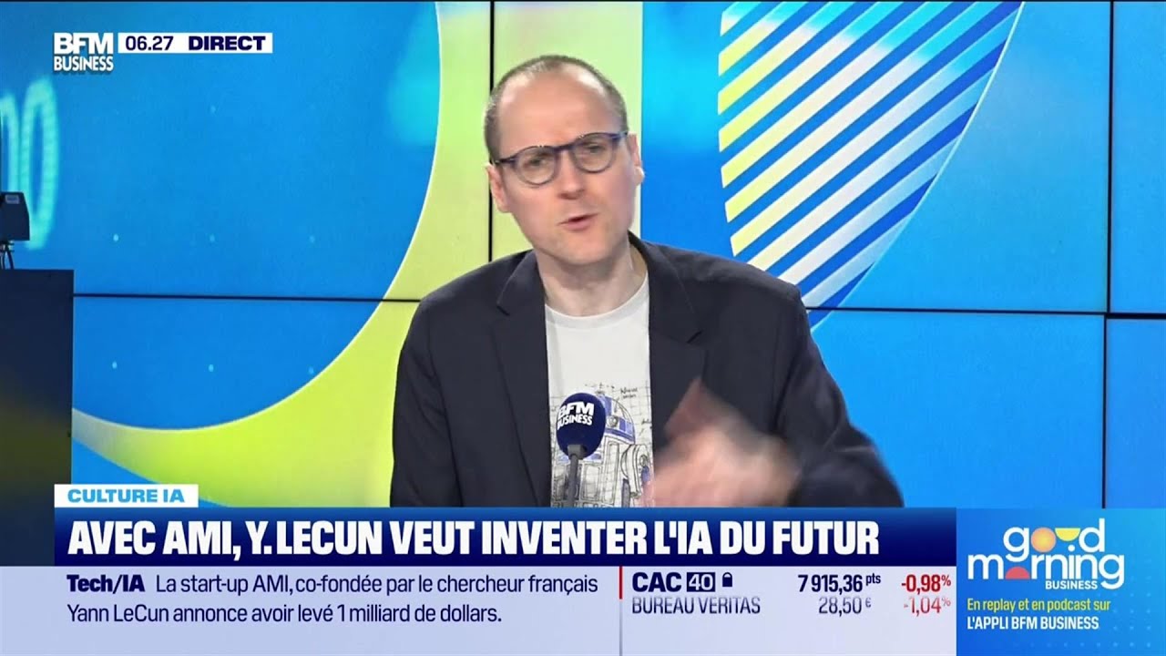 Culture IA : Avec AMI, Y. Lecun veut inventer l'IA du futur, par Anthony Morel