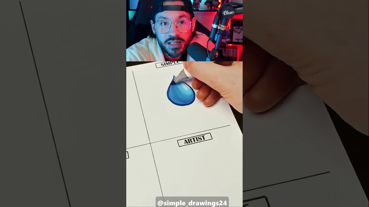 💧Comment Dessiner une Goutte d'Eau