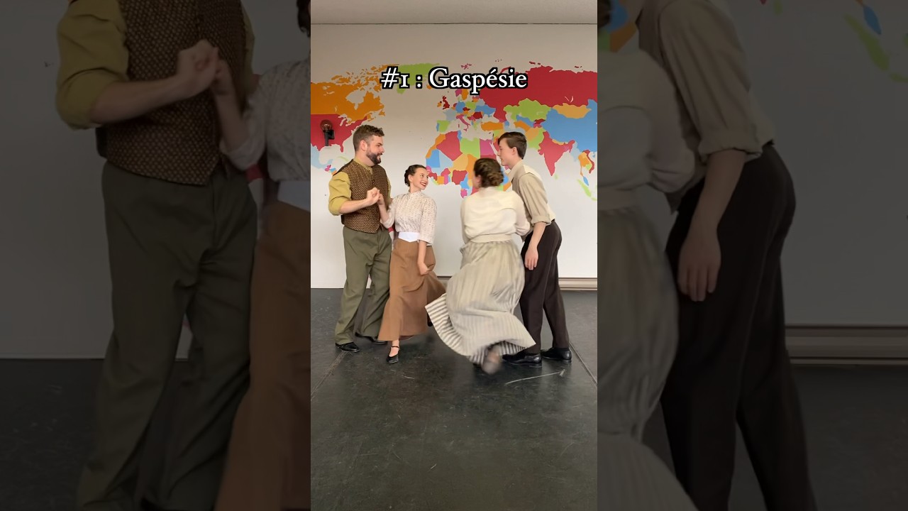 3 danses traditionnelles québécoises ⚜️ #shorts #dance #folkdance #frenchcanadian #quebec