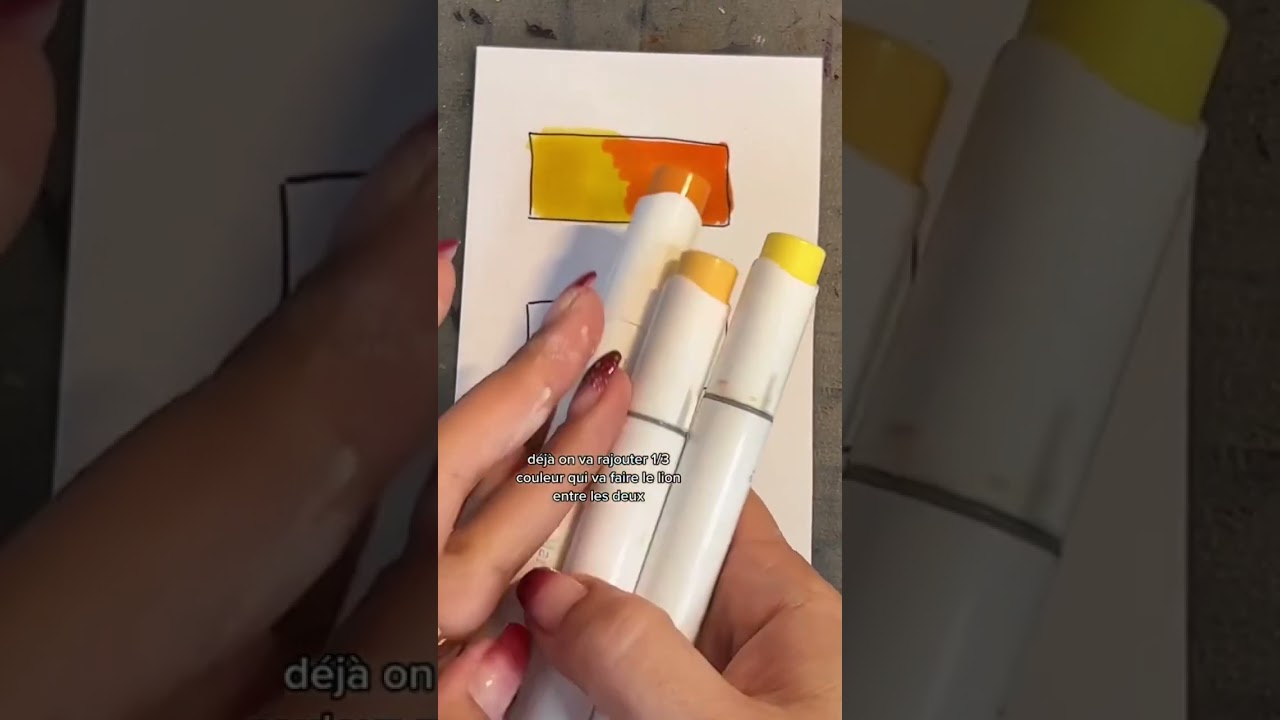 Tuto dégradé aux feutres à alcool #dessinmanga #art #tutodessin