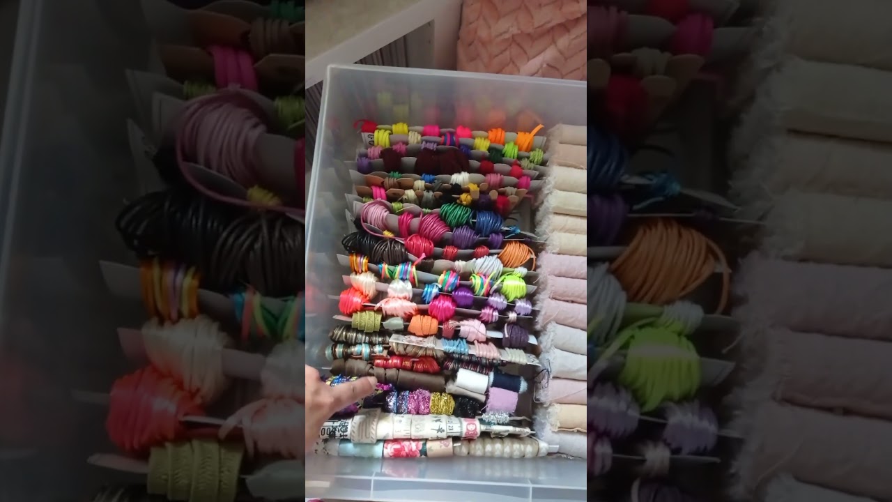 Astuce rangement ruban et compagnie...