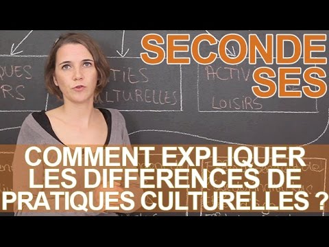 Comment expliquer les différences de pratiques culturelles ? - SES - Seconde - Les Bons Profs