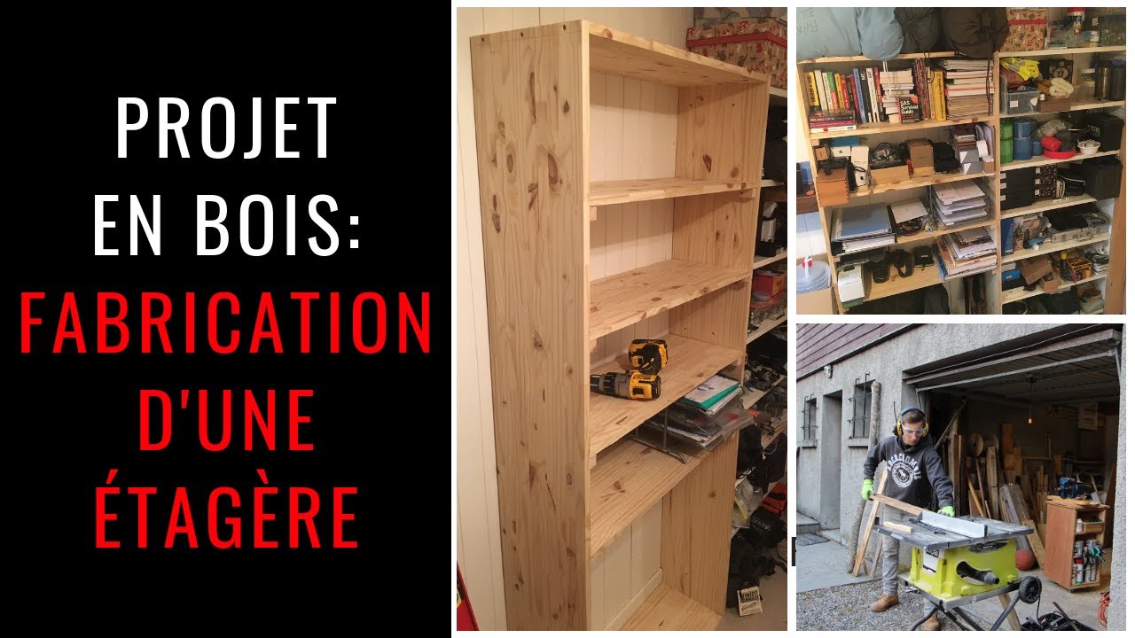 Comment fabriquer une étagère toute simple - Projet en bois !