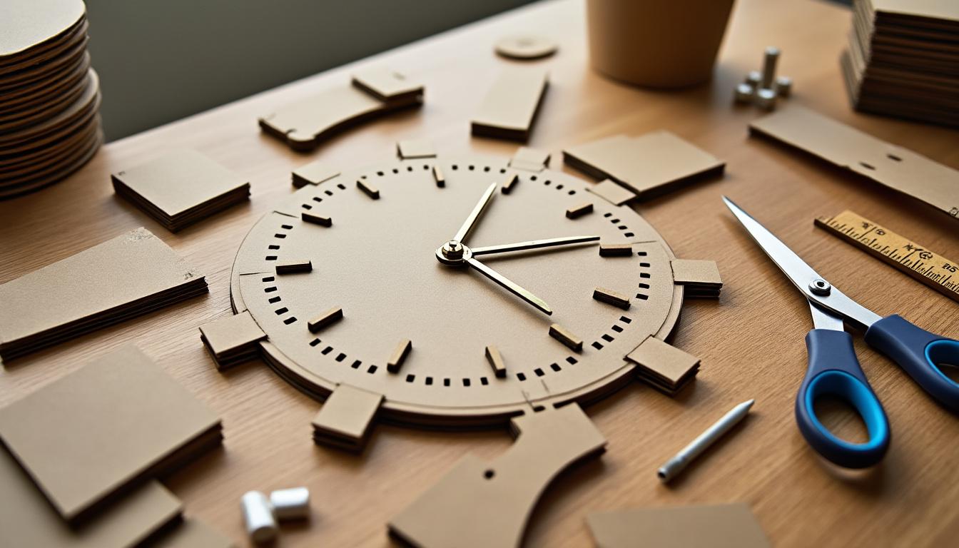 découvrez comment fabriquer une horloge décorative en carton facilement grâce à notre guide étape par étape. idéal pour personnaliser votre intérieur avec un diy créatif et économique.
