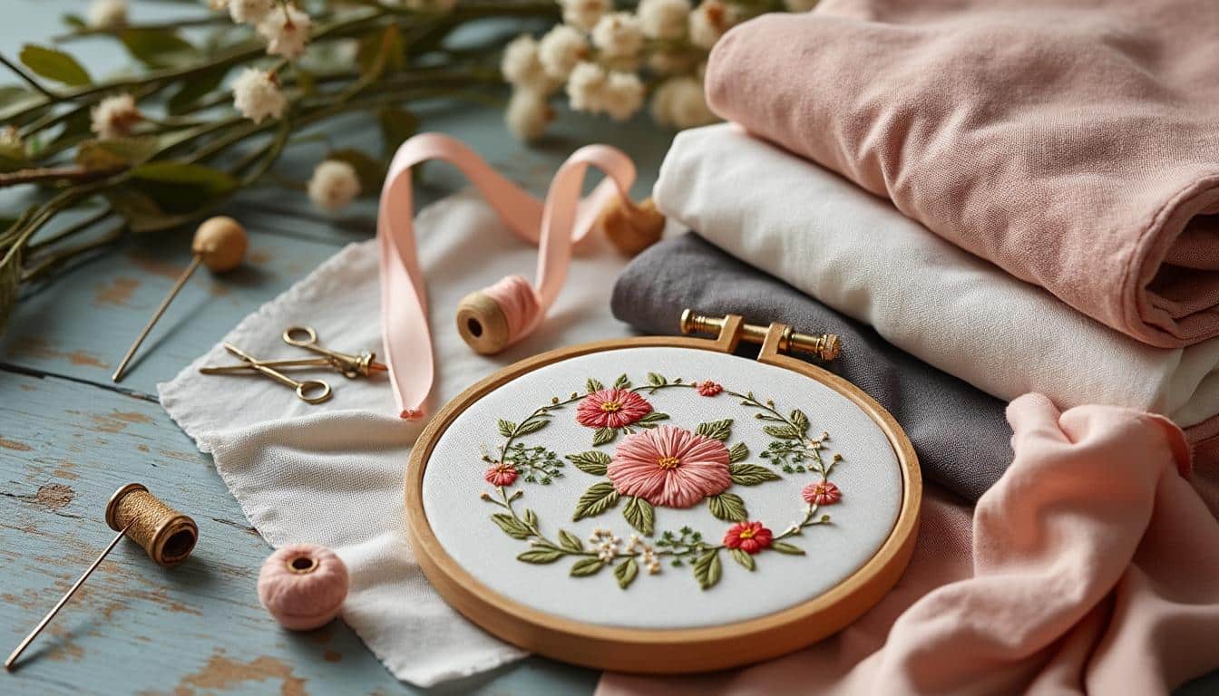 découvrez quels tissus choisir pour réussir parfaitement la broderie au ruban et sublimer vos créations avec élégance et finesse.