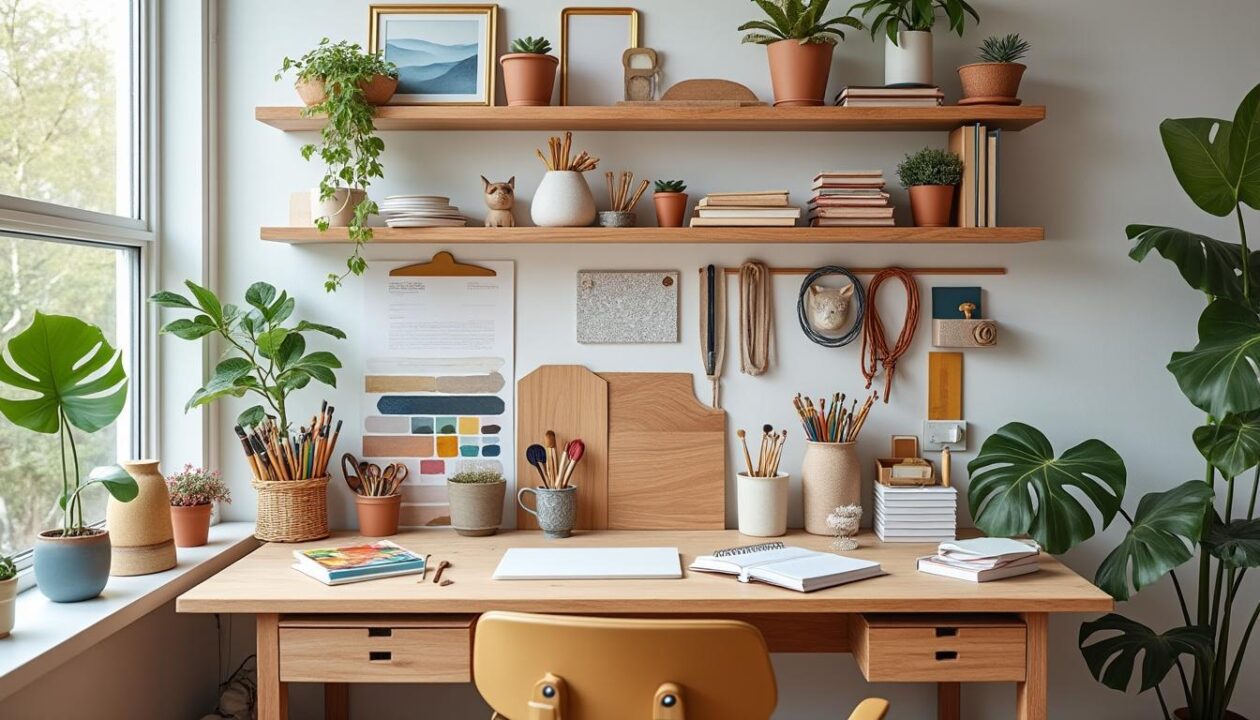 découvrez des astuces simples et pratiques pour organiser facilement votre espace de loisirs créatifs à la maison et libérez votre créativité dans un environnement ordonné.