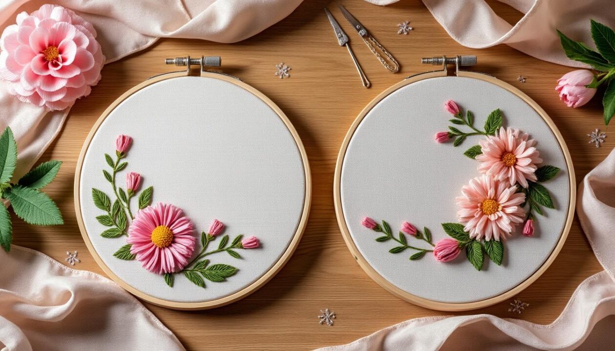 découvrez les principales différences entre la broderie traditionnelle et la broderie au ruban, deux techniques artisanales uniques qui embellissent les textiles avec des styles et des textures distincts.