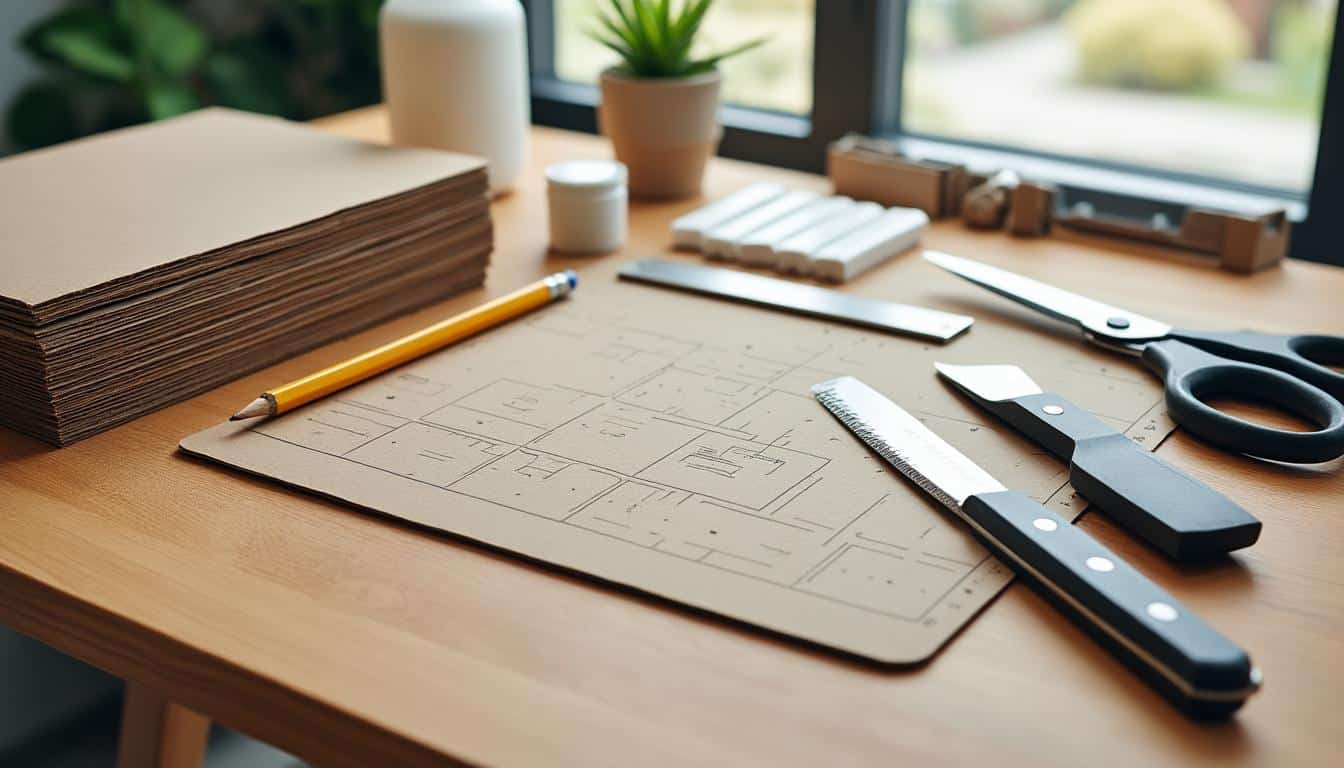 découvrez les outils indispensables pour débuter facilement dans le cartonnage et créer vos propres objets en carton avec succès.